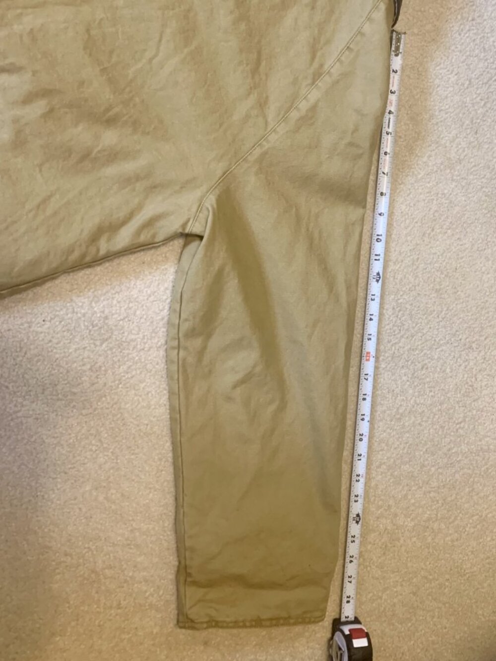 MANGO Corduroy Collar Cotton Canvas Barn Coat Tan L - Picture 15 of 16